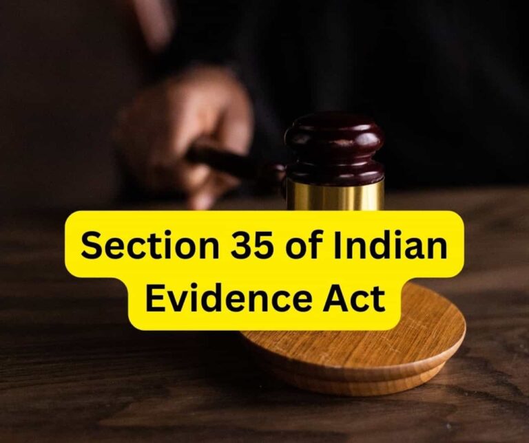 Section 35 of Indian Evidence Act