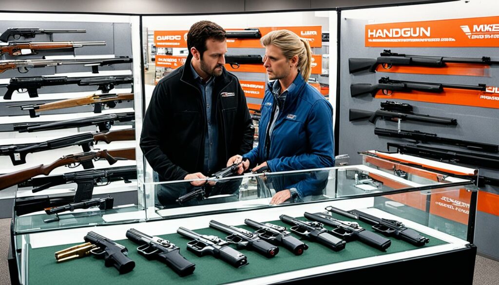 Handgun and long gun purchases