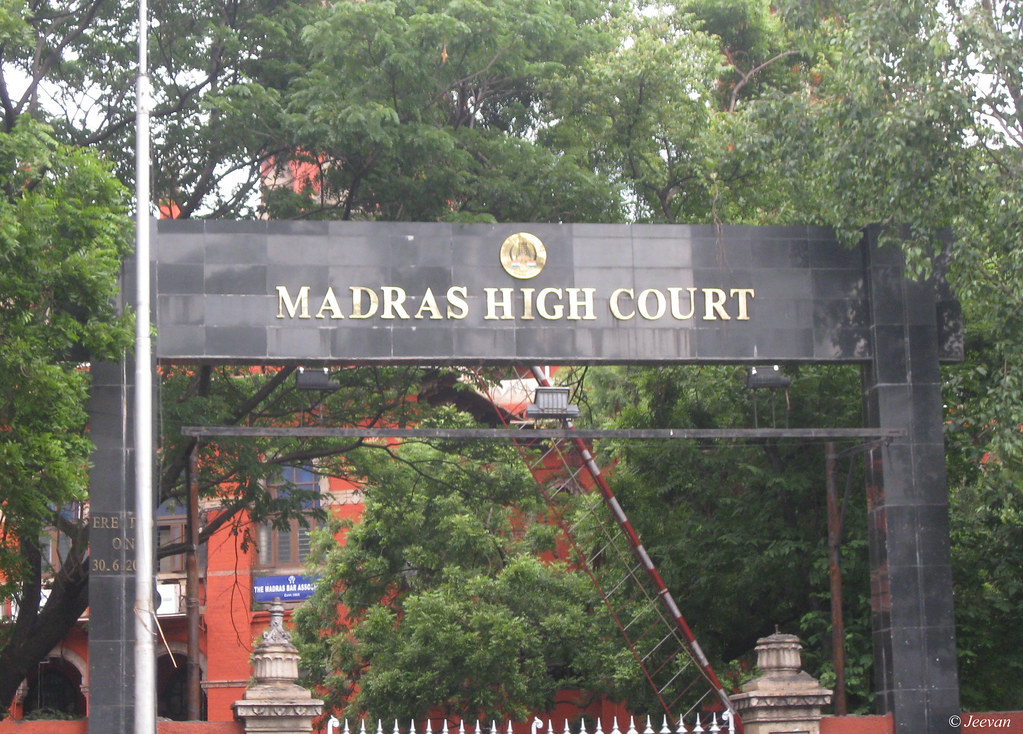Madras High Court's Display Board