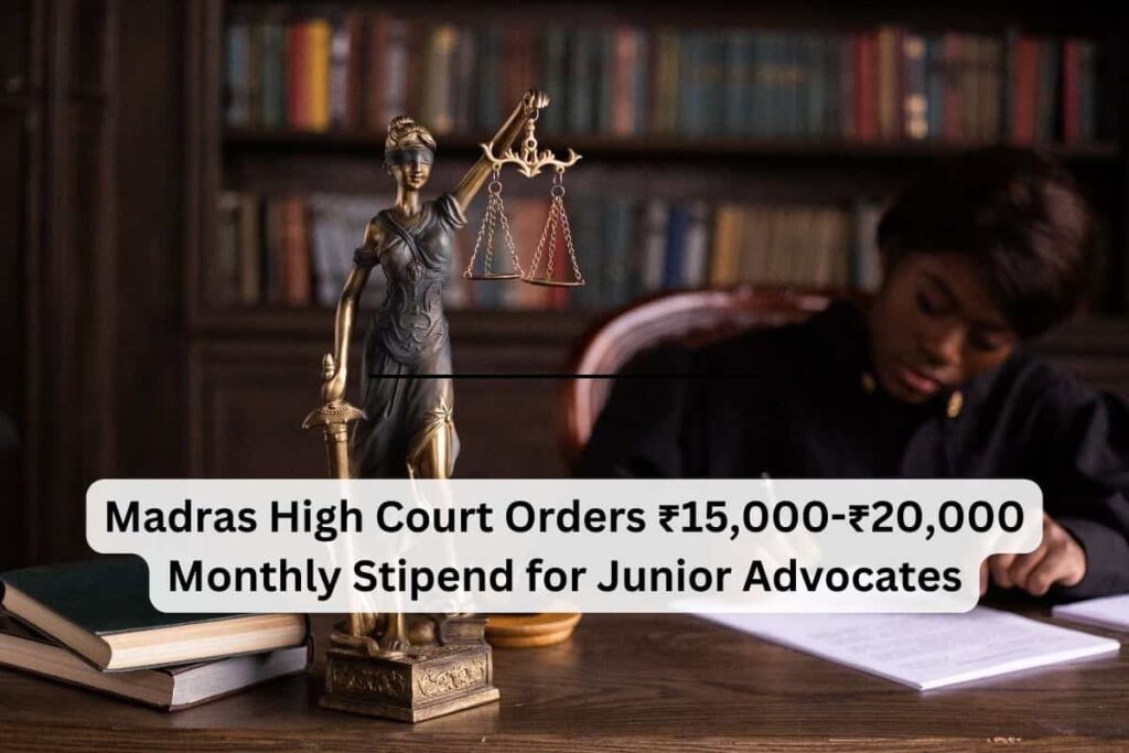 Monthly Stipend for Junior Advocates