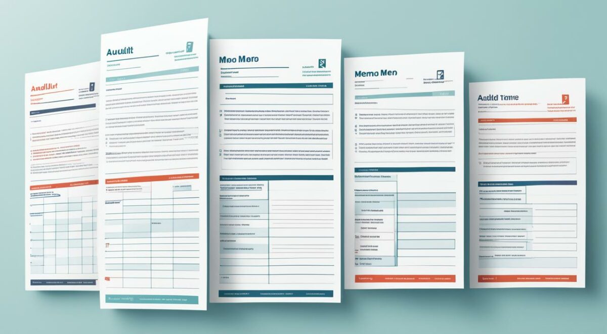 Audit memo templates