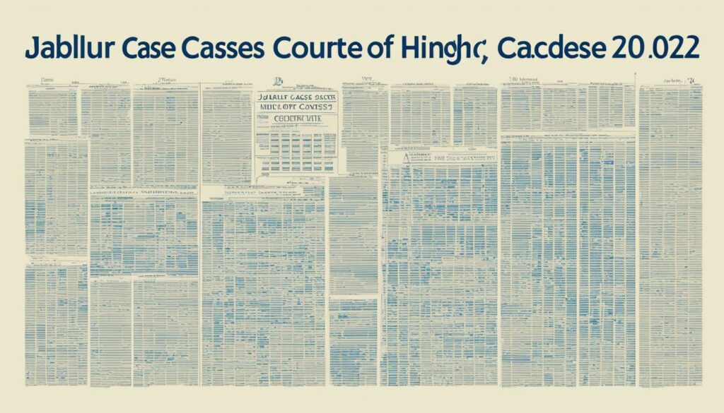 Jabalpur High Court Case Status