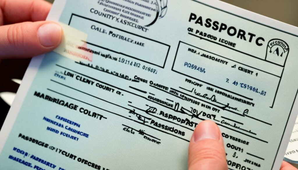 Passports and Marriage Licenses