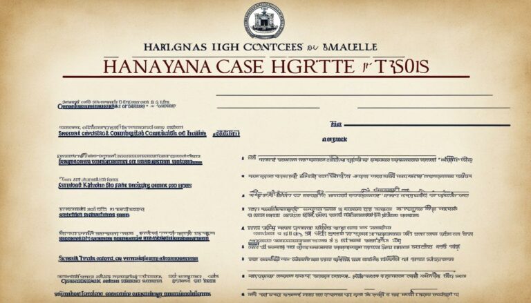 haryana high court case status