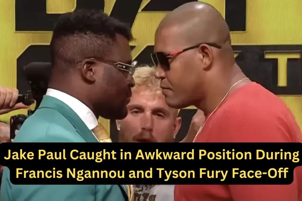 Jake Paul’s Awkward Moment Steals Spotlight During Francis Ngannou and Tyson Fury Face-Off