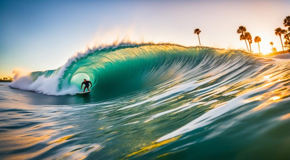 Surfing on the Space Coast of Florida