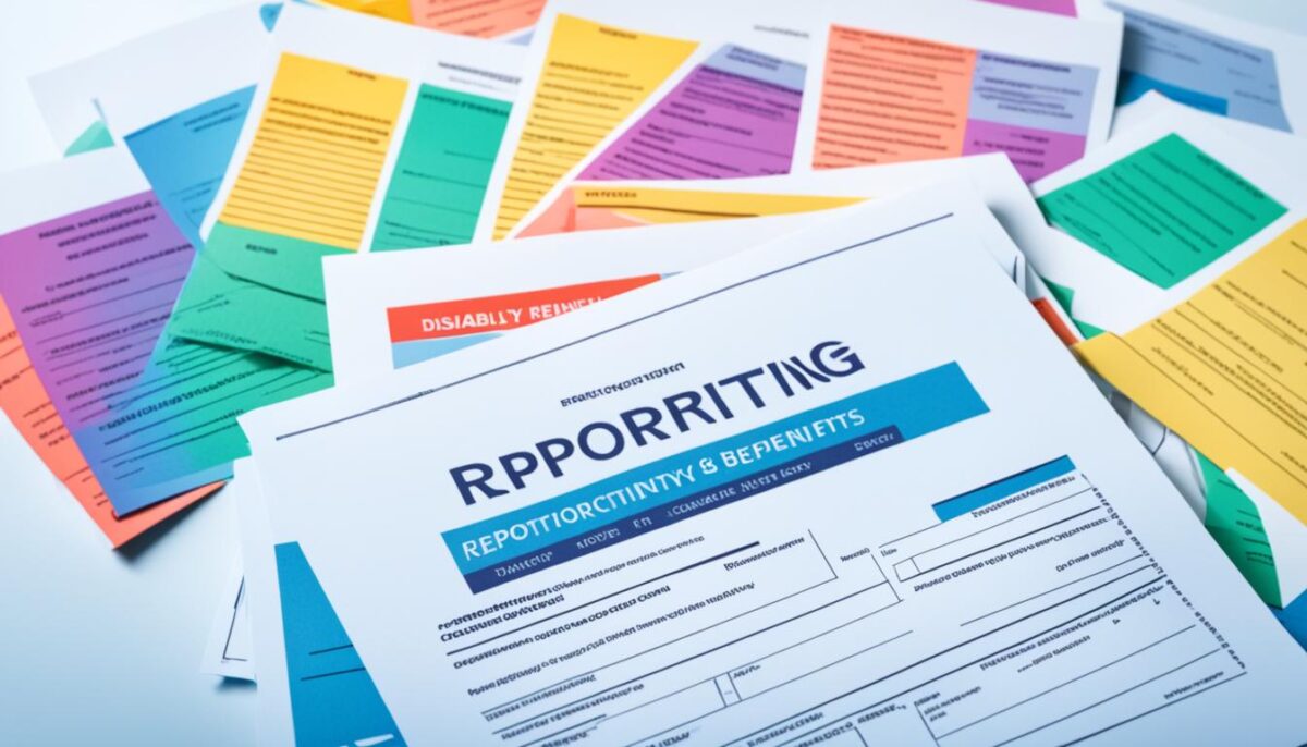 reporting requirements for disability