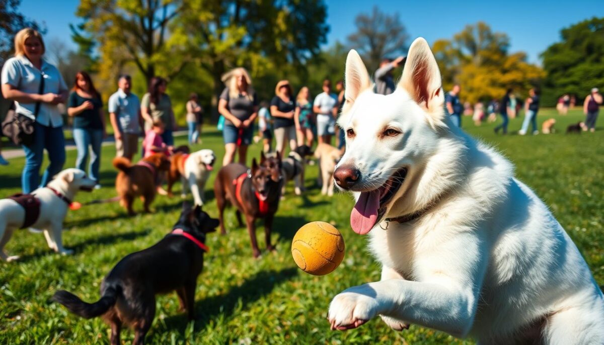 socialization for white German shepherd