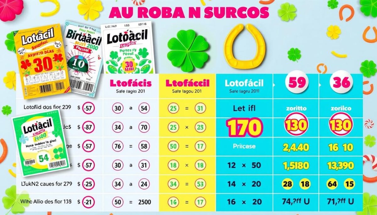 comparação lotofácil