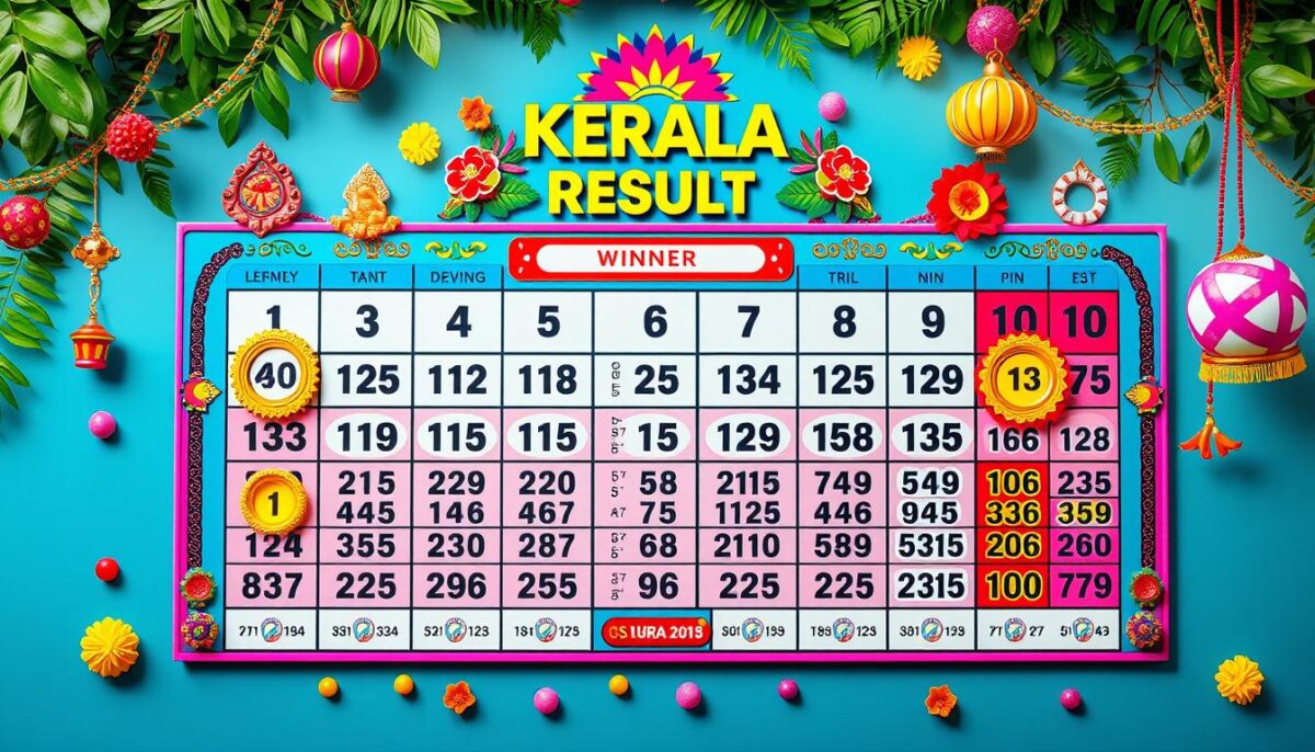 kerala lottery result chart 2023