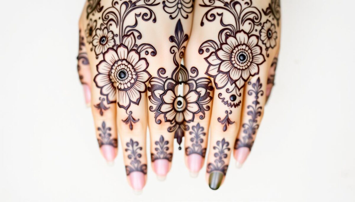 royal front hand mehndi design