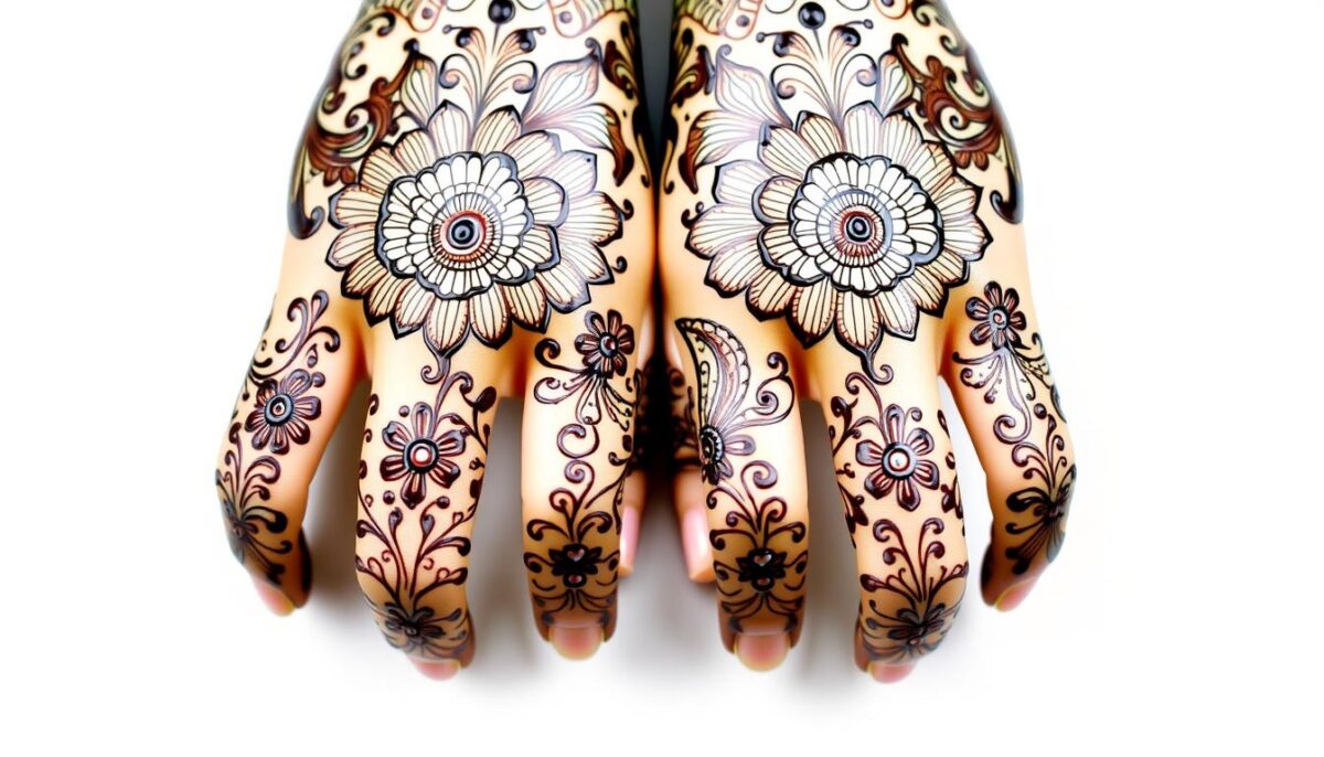 royal front hand mehndi design