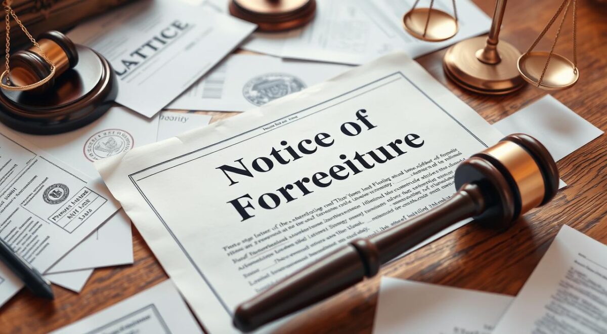 notice in civil forfeiture